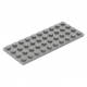 LEGO lapos elem 4x10, sötétszürke (3030)